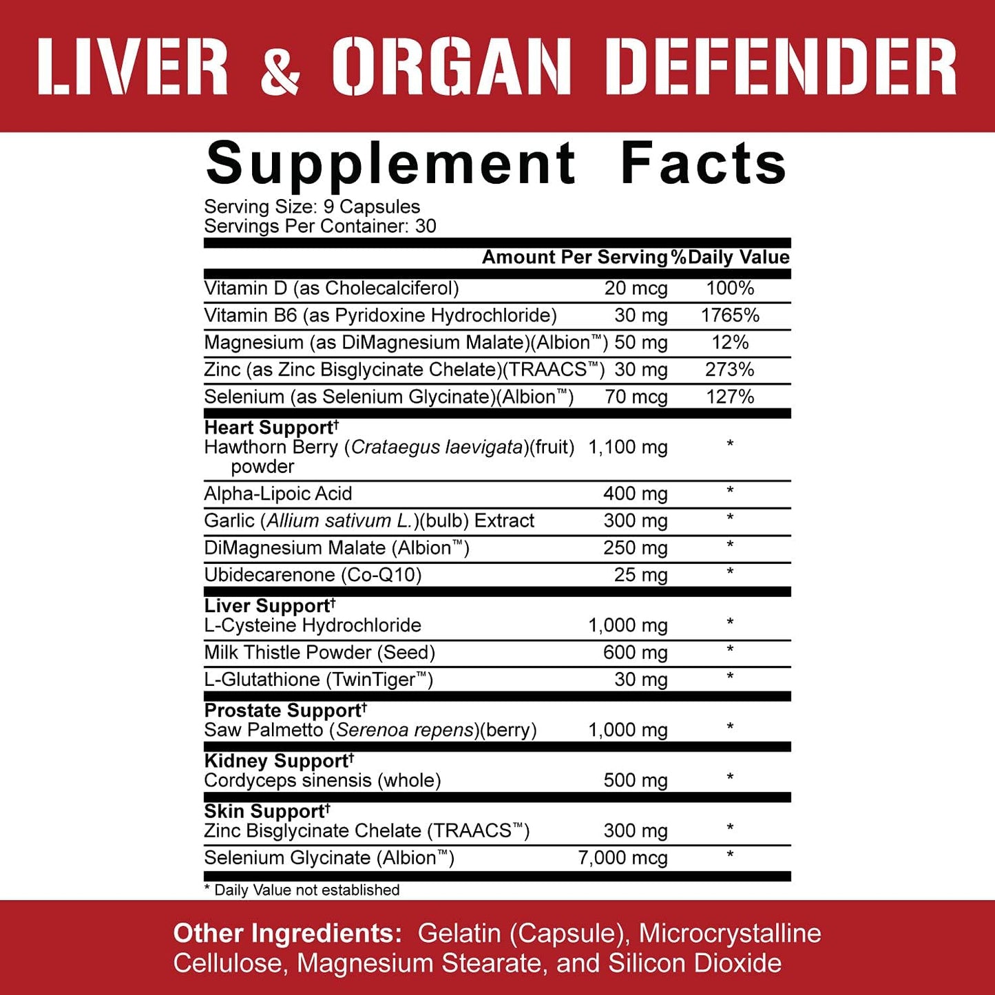 5% Nutrition Rich Piana Liver and Organ Defender