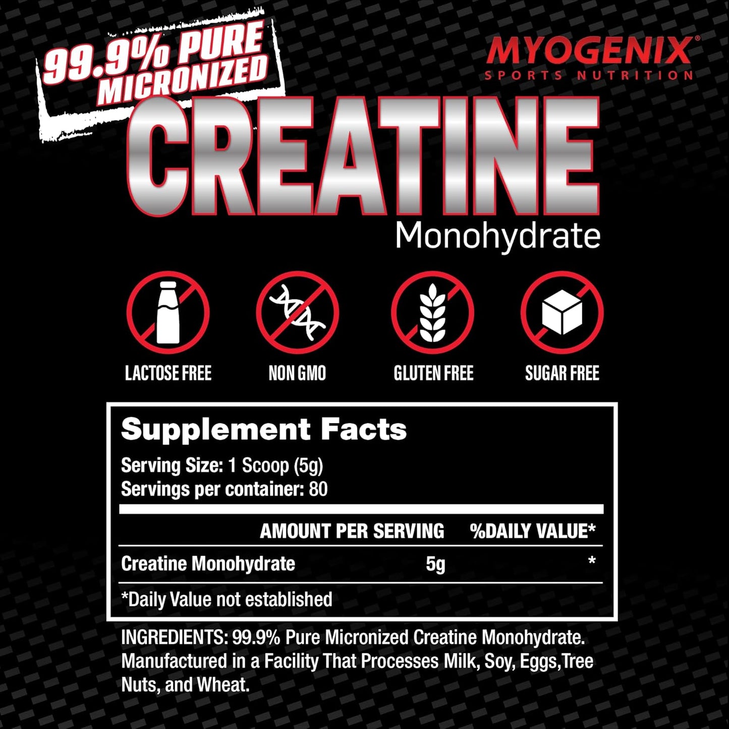 Myogenix Creatine Monohydrate