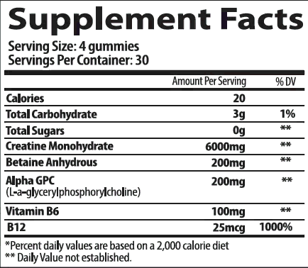 Patriot Supplements - Creatine Gummies