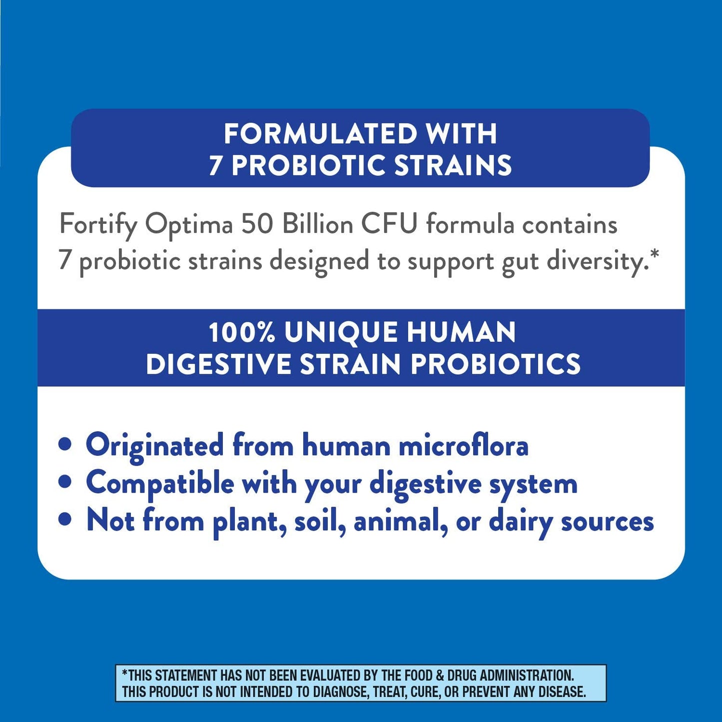 Fortify Optima Women's 50 Billion Probiotic