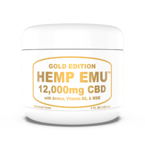 Hemp Emu Gold Edition 12,000mg CBD Relief Cream