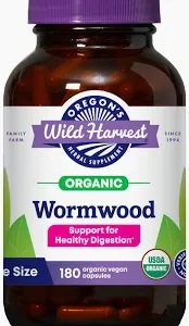 Oregon's Wild Harvest - Wormwood 180 Capsules
